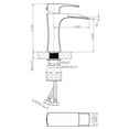 thumbnail image 3 of American Imaginations 39.75-in. W 1 Hole Ceramic Top Set In White Color - Overflow Drain Incl. AI-29768, 3 of 8