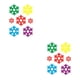 thumbnail image 2 of Adhesivo estático de Navidad para ventana de nevera Cateissary calcomanía de PVC para el hogar y la Oficina decoración autoadhesiva Copo de nieve 2piezas, 2 of 6