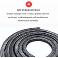 thumbnail image 3 of Gamvdout Graphite Packing Length 5M Impregnated Compression Packing Seal Dull Gray for Pump Gland Or Valve Stem Mechanical Seal, 3 of 8