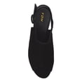 thumbnail image 4 of YDN Women's Peep Toe Sandals Block High Platform Heels with Buckle Strap Slingback Casual Daily Date Outfit Shoes Size 7 Black, 4 of 4