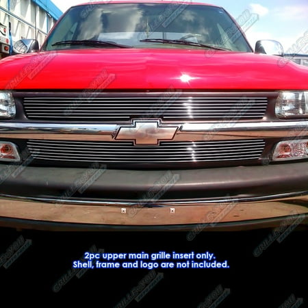 Aluminum Grille Billet Car Grill - Fits Silverado 1500/00-06 Suburban/Tahoe Main Upper Billet Grille Grill #N19-A10756C