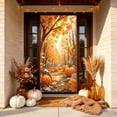 thumbnail image 4 of Thanksgiving Door Curtain Decoration, 35×71 Inch Polyester Door Cover, Festive Indoor Outdoor Party Decor, Suitable for Front Doors and Walls, 4 of 6