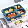 thumbnail image 3 of Lunch Box Grandes, 4 Compartimentos, Sellado Hermetico, lonchera, 3 of 5