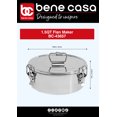 thumbnail image 4 of Bene Casa Stainless Steel Pan Flan Maker Baking Pan Baking Steel Flanera, 7” 1.5L/1.5Q, 4 of 9