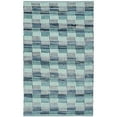thumbnail image 4 of SAFAVIEH Montauk Irving Geometric Squares Cotton Area Rug, Turquoise/Multi, 6' x 9', 4 of 10