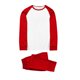 thumbnail image 2 of Conjunto de pijama de manga larga y pantalones para mujer, blusa de color liso, camisa y pantalones de poliéster, para Navidad, 2 of 5