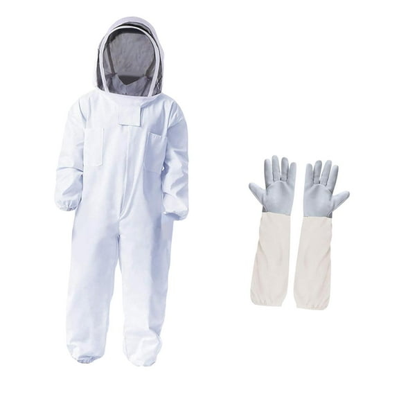 simhoa Bee Suit Beekeeping Suit Clothing Professional Outfit Costume for Men Women Apiarist Beginners Beekeepers Backyard XL