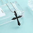 thumbnail image 6 of Angel Wings Cross Urn Necklace Cremation Jewelry for Ashes Stainless Steel Keepsake Memorial Urn Pendant Necklace, 6 of 7