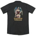 thumbnail image 3 of JLA Justice League City Warrior (Back Print) Adult Work Shirt Black, 3 of 3