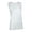 White, variant on Rosette Women’s Sleeveless Undershirt - Cotton – High Neck, Full shoulder design