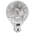 thumbnail image 3 of Faux Crystal Gear Shifter,Universal Round Ball Shift Car Shift Level Head Car Modified Gear Shift Knob User-Friendly Design, 3 of 14