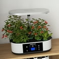 thumbnail image 2 of Joyspirit Complete 12-Pod Indoor Hydroponic Growing System with App Control, 30W 120 LED Grow Light, and Silent Pump, Ideal for Home Gardening and Plant Growth,White, 2 of 8