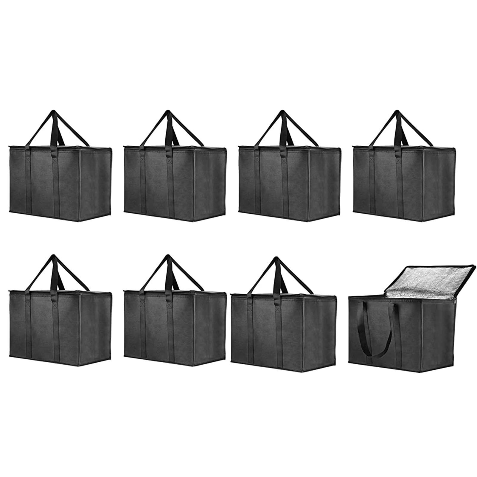 8 pack insulated reusable grocery bag for shopping extra large size
