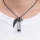 thumbnail image 4 of Cremation Urn Necklace For Ashes Timeless Hourglass Memorial Pendant Keepsake Jewelry For Human Pet Ashes With Angel Wingblack, 4 of 4