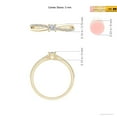 thumbnail image 5 of ANGARA Natural Prong Set Diamond Promise Ring in 14K Yellow Gold for Women (Size-3mm| Color-I-J| Clarity-I1-I2) | April Birthstone, Anniversary, Jewelry Gift for Women | Natural Diamond Ring, 5 of 9