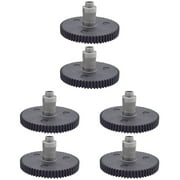 6 Pcs Gear Hob Printer Extruder Parts Sturdy Tool Tough Built 3d Accessories Professional Wheels Big Stainless Steel