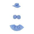 thumbnail image 2 of UALSRZL Porch Goose Outfits Set, 23in Porch Goose Bikini Outfits, Summer Hawaiian Style Geese Outfits for Patio Pool and Yard Outdoor Decor, Blue, 2 of 7