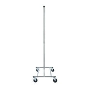 Better Homes & Gardens Heavy Duty Garment Drying Clothes Rack - Adjustable Height, Folding, Rolling, Metal, Silver - Closet Organization