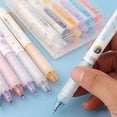 thumbnail image 4 of Heat Erasable Retractable Gel Pens 6 Pack - 0.5mm Planet Design Erasable Ballpoint Pen - Frixion Style Erasable Pen Set - Black Ink, 4 of 8