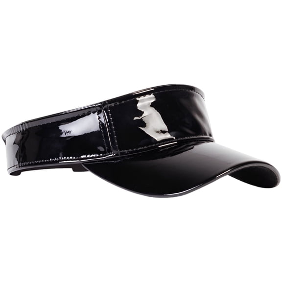 Blackout Visor, Summer PVC Topless Baseball Hat, Adjustable Sunscreen Cap with High Gloss Finish