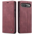 thumbnail image 2 of CaseMe Leather for Google Pixel 10/10 Pro Case, Flip Wallet Leather Case with Card Holder Magnetic Closure Shockproof Kickstand Protective Phone Cases Cover for Google Pixel 10/10 Pro,Wine Red, 2 of 12