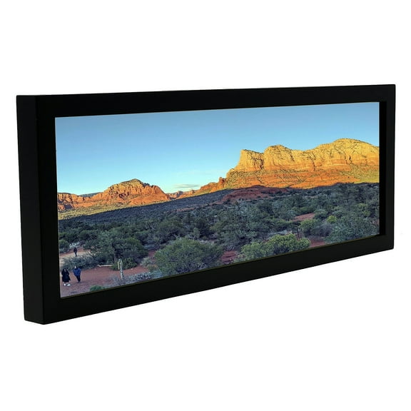 The Original DANIELS W41  Black GALLERY WOODS Panoramic 4x12 frame by Dennis Daniels - 4x12