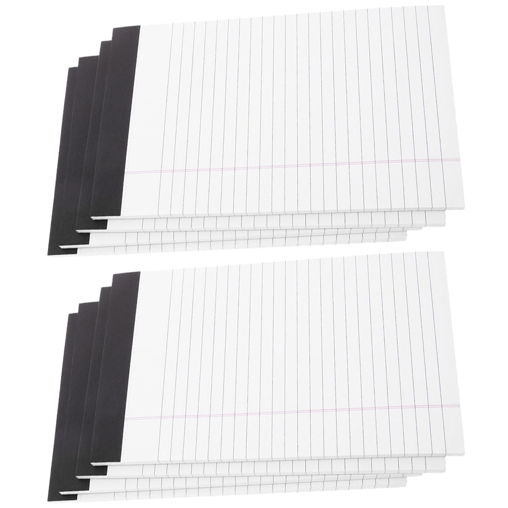 Worgeous 8Pcs Multi-use Notebook Tearable Memo Pad Convenient Legal Pad Lined Memo Pad A5 Legal Notepad