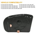 thumbnail image 2 of Car Mirror Glass Heated with Backing Plate Passenger Side RH for Mercedes-Benz C230, 2 of 8