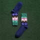 thumbnail image 2 of 6 pares de calcetines coloridos para hombre, antideslizantes, cómodos, de algodón con rombos, largos., 2 of 7