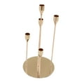thumbnail image 2 of Candlestick Holders,Gold Taper Candle Holders Candle Stick Gold Candelabra Seamless Integration, 2 of 12