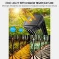 thumbnail image 4 of Fiudx Lámparas Solares, Lámpara Led de Jardín de Bajo Consumo, Luz de Patio Duradera de Acero Inoxidable, Fácil Instalación, Ideal para Decorar Jardines y Villas, Diseño Resistente a La Intemperatura, 4 of 7