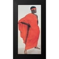 thumbnail image 2 of Unknown 9x14 Black Modern Framed Museum Art Print Titled - Woman Standing, 2 of 5