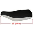 thumbnail image 3 of 26" Replacement Seat for Kazuma Falcon 110cc 150cc 250cc ATV Quad Compatible with Roketa Redcat Baja Coolster TaoTao SunL and Chinese 4-Wheeler Models Black/Gray, 3 of 4