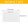 thumbnail image 2 of 50pcs Convenient Recipe Cards Compact Recipe Papers Daily Use Recipe Sheets Kitchen Supply, 2 of 8