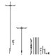 thumbnail image 1 of Poste colgante para acampar Yeacher Aleación de aluminio 64-138 cm, 1 of 7