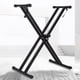 thumbnail image 3 of Soporte de teclado ajustable, soporte de teclado portátil estilo X Soporte de órgano eléctrico de música de doble refuerzo Altura ajustable, soporte de piano EOTVIA NO, 3 of 5