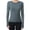 Light Blue, variant on ClodeEU Women's Long Sleeve Running Tops ,Seamless Yoga Wear, Sportswear Breathable Workout Clothes Coffee,Womens Plus XL