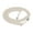 Off White, variant on Premium 1.5 Inch Lead Handset Cord - Off-White Telephone Cable for Clear Voice Transmission and Reliability - Perfect for Home and Office - 12 FT