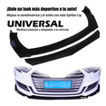 thumbnail image 2 of Splitter Lip Bloosom  Universal Plástico Delantero Auto 3 Piezas Negro, 2 of 5