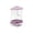 Purple, variant on syligr Automatic Bird Feeder for Parrots Small Birds Transparent Wall Mounted Seed Dispenser for Cage Easy to Fill and Clean No Spill Design for Home and Outdoor Use