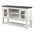 thumbnail image 2 of Furniture of America Muschamp Solid Wood Multi-Storage Server in Gray, 2 of 5