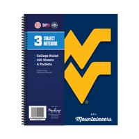 WVU MOUNTAINEERS CLASSIC 3-SUBJECT NOTEBOOK