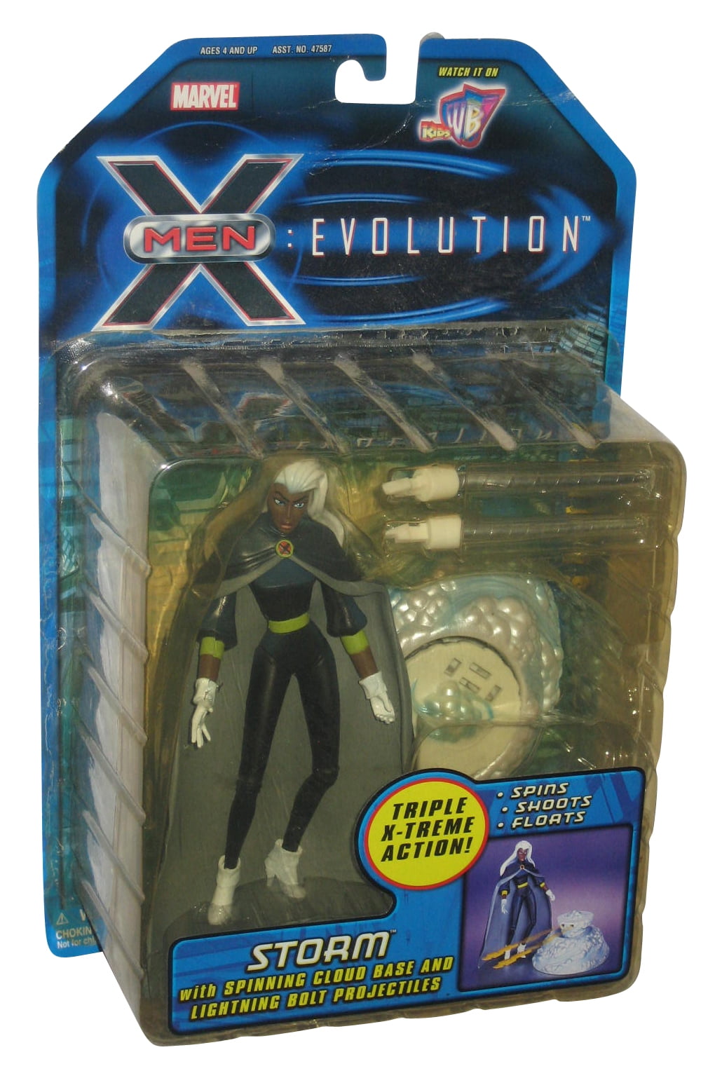 Marvel XMen Evolution Toy Biz (2001) Storm Figure w/ Cloud Base