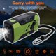 thumbnail image 4 of Radio Meteorológica de Emergencia con Manivela, Portátil, Carga Solar, Linterna LED AM/FM/, Alerta SOS, 5000 MAh, 4 of 5