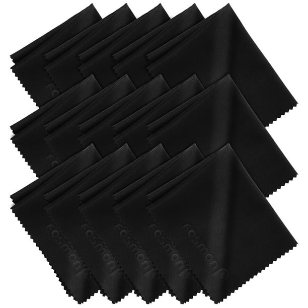 Microfiber Cleaning Cloths (15 Pack), Fosmon 6 x 7 inch Dust Rag Towels