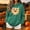 4-Army Green, variant on Josdec Women's Cute Animal Print Drawstring Hoodies Long Sleeve Kangaroo Pocket Casual Pullover Sweatshirt S-2XL