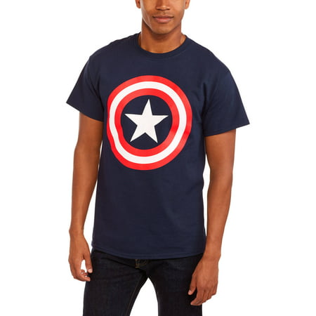 Super Heroes & Villains Marvel men's shield logo graphic t-shirt