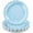 Light Blue, variant on 25 sets 200pcs Iridescent Party Plates Sets,Plates,Dessert,Cups & Cutlery for Baby Shower Wedding