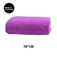 thumbnail image 2 of Inteprter Toalla de baño de microfibra, paño de baño absorbente de agua, máquina de ducha de Fitness para Spa, paño lavable para el Toallas y Paños Púrpura 70*140/Grosor medio, 2 of 6