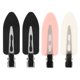 thumbnail image 1 of Pet Hairpin ABS Reusable Traceless Snap Hair Clip for Performances Birthday Parties4 Leaves with Mixed Color, 1 of 1